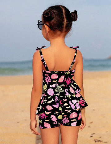 Ocean Printed Swimsuit